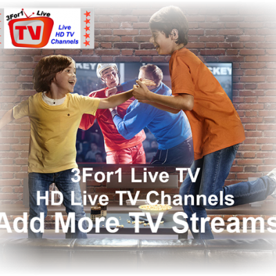 Additional Service Lines of 3For1 Live HD TV (Two New Streams - Good For Watching TV's 3&4 Simultaneously) (Copy)