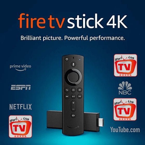 fire-tv-stick 4K by Amazon - (Comes Fully Programmed - Plug-n-Play)